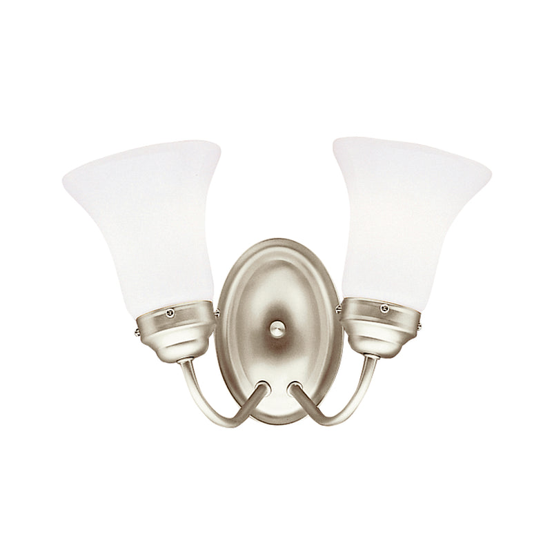 Kichler 6122NI Two Light Bath, Brushed Nickel (2)