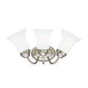 Kichler 6123NI Three Light Bath, Brushed Nickel (2)