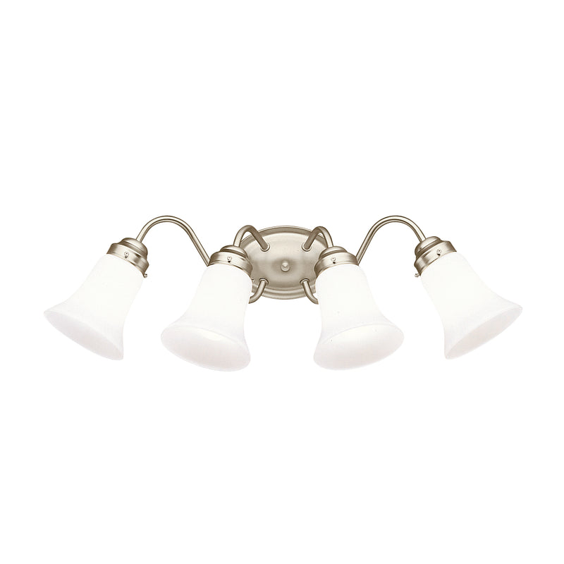 Kichler 6124NI Four Light Bath, Brushed Nickel