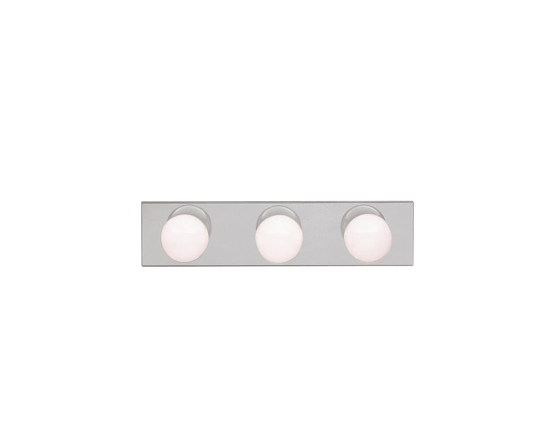 Kichler 623NI Three Light Linear Bath, Brushed Nickel