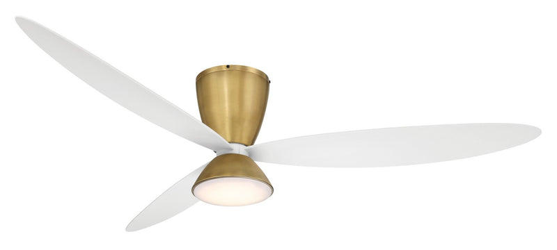 Minka-Aire F468L-LBR/WHF 58"Ceiling Fan, Legacy Brass