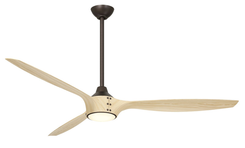 Minka-Aire F762L-DB/WTO 65"Ceiling Fan, Dark Bronze