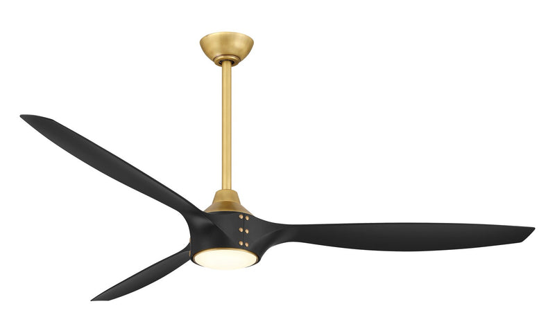 Minka-Aire F762L-LBR/CL 65"Ceiling Fan, Legacy Brass