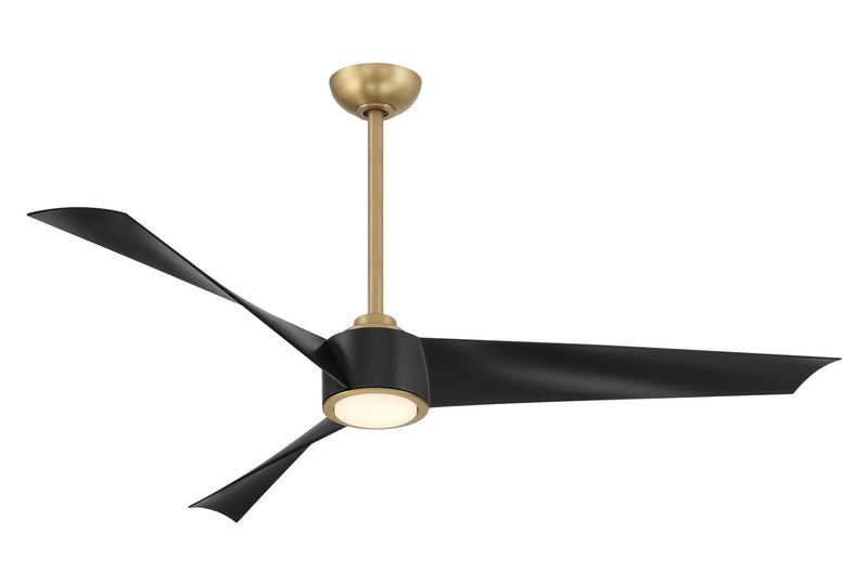 Minka-Aire F774L-LBR/CL 56"Ceiling Fan, Legacy Brass