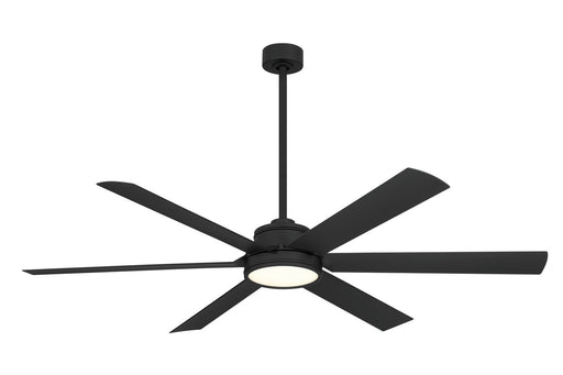 Minka-Aire F897L-CL 65"Ceiling Fan, Coal Black