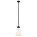 Kichler 52661BK One Light Pendant, Black