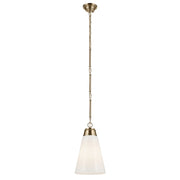 Kichler 52661CPZ One Light Pendant, Champagne Bronze