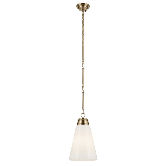 Kichler 52661CPZ One Light Pendant, Champagne Bronze