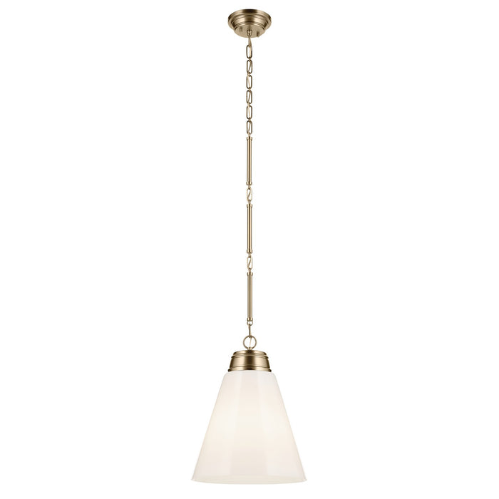 Kichler 52662CPZ One Light Pendant, Champagne Bronze