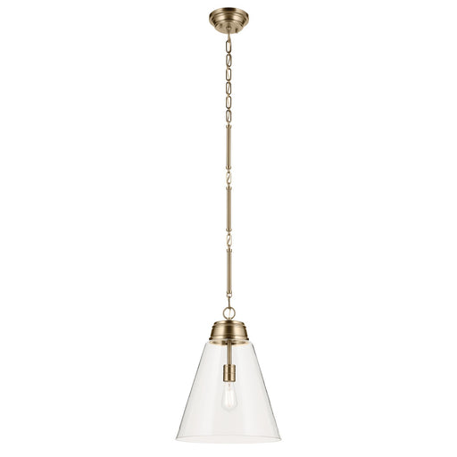 Kichler 52662CPZCLR One Light Pendant, Champagne Bronze