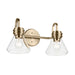 Kichler 55154CPZCLR Two Light Bath, Champagne Bronze