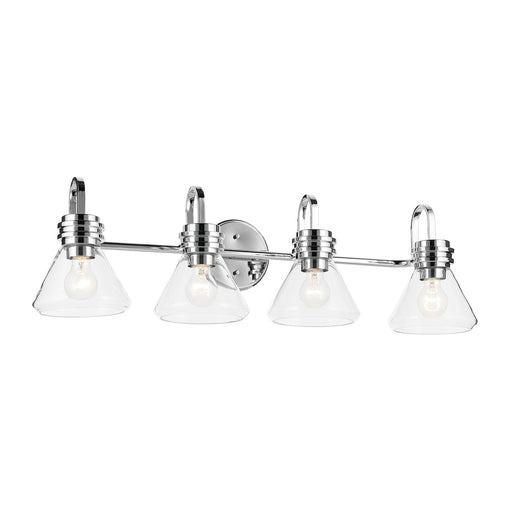 Kichler 55156CHCLR Four Light Bath, Chrome