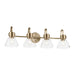 Kichler 55156CPZCLR Four Light Bath, Champagne Bronze