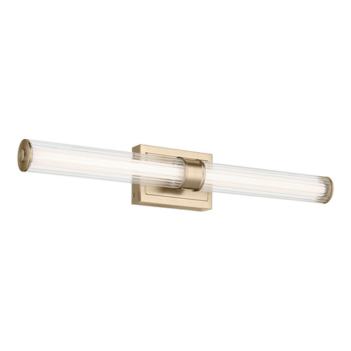 Kichler 55197CPZLED LED Linear Bath, Champagne Bronze