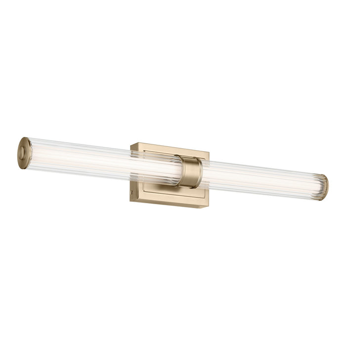 Kichler 55197CPZLED LED Linear Bath, Champagne Bronze