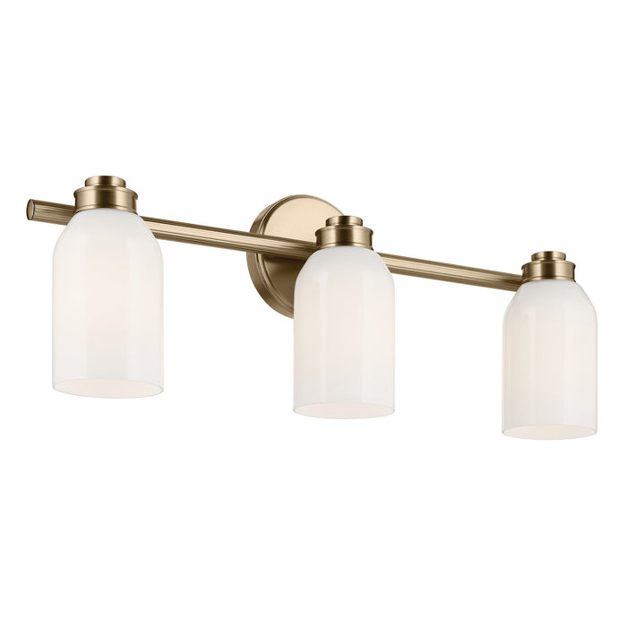 Kichler 55202CPZ Three Light Bath, Champagne Bronze