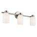 Kichler 55202NI Three Light Bath, Brushed Nickel