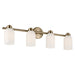 Kichler 55203CPZ Four Light Bath, Champagne Bronze