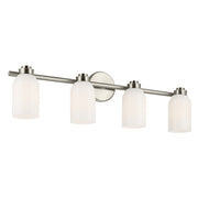 Kichler 55203NI Four Light Bath, Brushed Nickel
