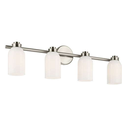 Kichler 55203NI Four Light Bath, Brushed Nickel