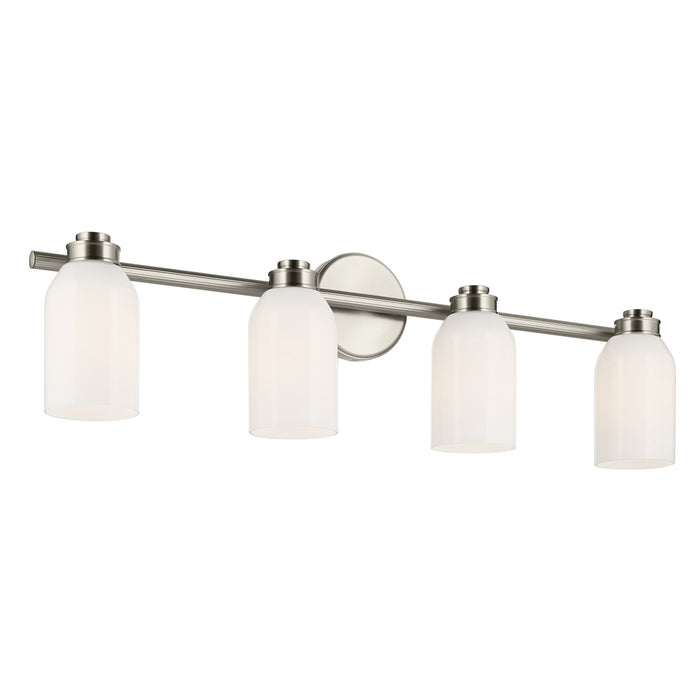 Kichler 55203NI Four Light Bath, Brushed Nickel