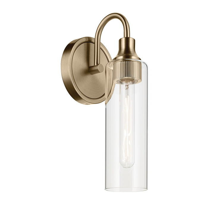Kichler 55209CPZ One Light Wall Sconce, Champagne Bronze