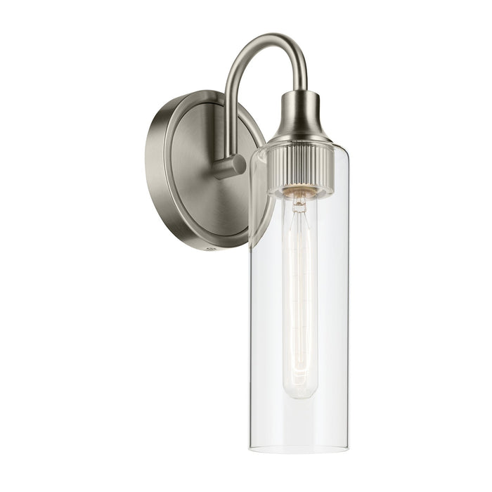 Kichler 55209NI One Light Wall Sconce, Brushed Nickel