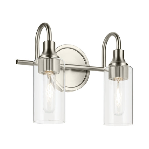 Kichler 55210NI Two Light Bath, Brushed Nickel