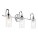 Kichler 55211CH Three Light Bath, Chrome
