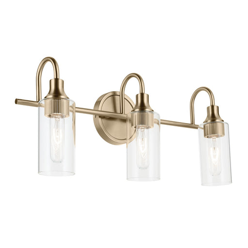 Kichler 55211CPZ Three Light Bath, Champagne Bronze