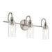 Kichler 55211NI Three Light Bath, Brushed Nickel