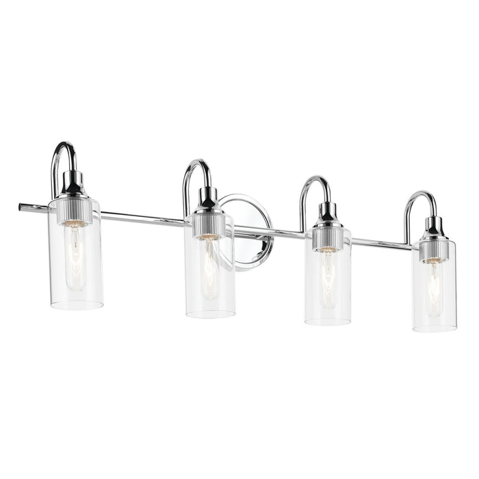 Kichler 55212CH Four Light Bath, Chrome
