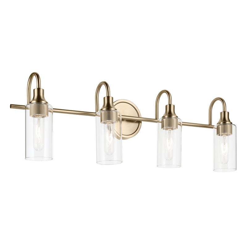 Kichler 55212CPZ Four Light Bath, Champagne Bronze