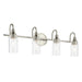 Kichler 55212NI Four Light Bath, Brushed Nickel