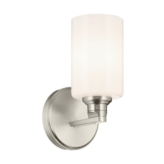 Kichler 55224NI One Light Wall Sconce, Brushed Nickel