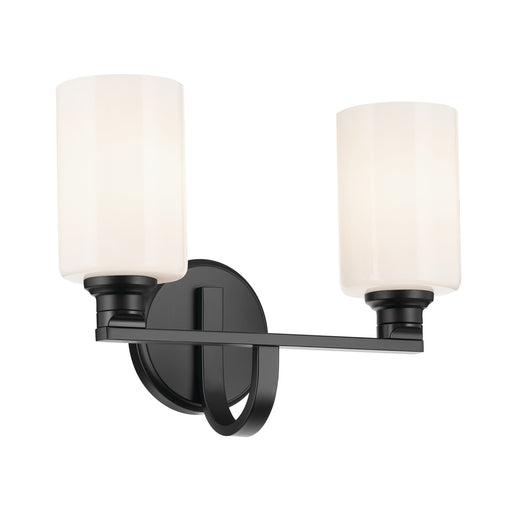 Kichler 55225BK Two Light Bath, Black