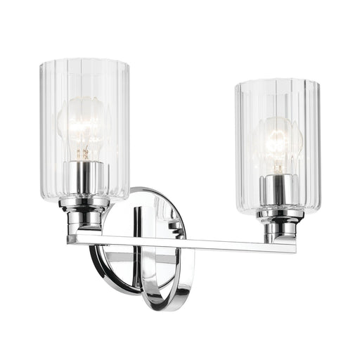 Kichler 55225CHFLU Two Light Bath, Chrome