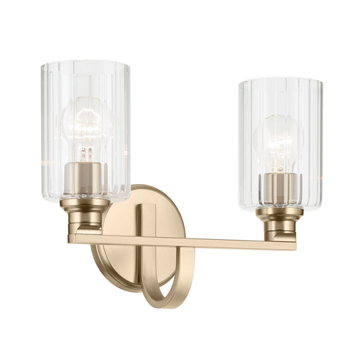 Kichler 55225CPZFLU Two Light Bath, Champagne Bronze