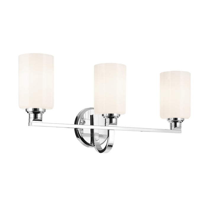 Kichler 55226CH Three Light Bath, Chrome