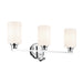 Kichler 55226CH Three Light Bath, Chrome