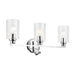 Kichler 55226CHFLU Three Light Bath, Chrome