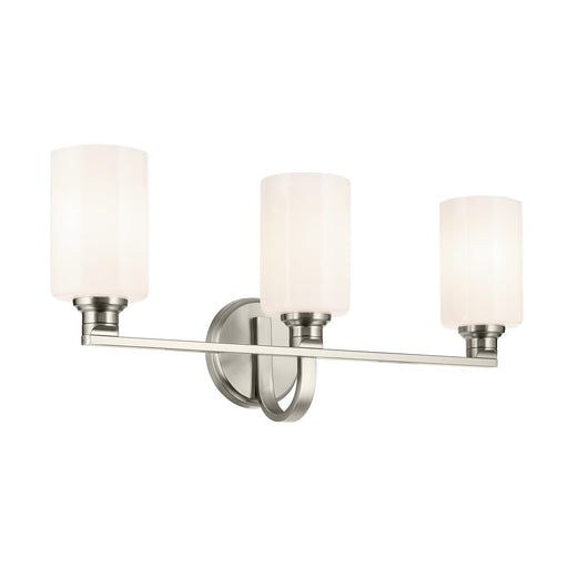Kichler 55226NI Three Light Bath, Brushed Nickel