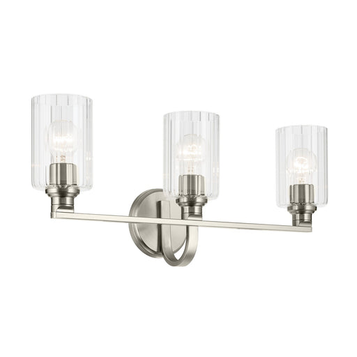 Kichler 55226NIFLU Three Light Bath, Brushed Nickel