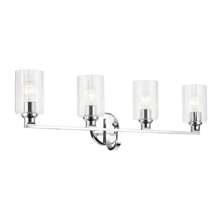 Kichler 55227CHFLU Four Light Bath, Chrome