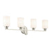 Kichler 55227NI Four Light Bath, Brushed Nickel