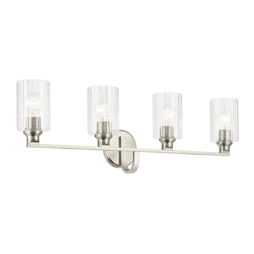 Kichler 55227NIFLU Four Light Bath, Brushed Nickel