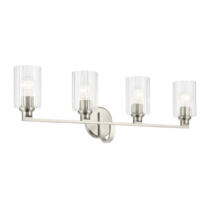 Kichler 55227NIFLU Four Light Bath, Brushed Nickel