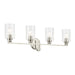 Kichler 55227NIFLU Four Light Bath, Brushed Nickel