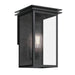 Kichler 59541BKT One Light Outdoor Wall Mount, Textured Black