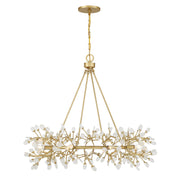 Savoy House 1-9855-8-328 Eight Light Chandelier, Spun Gold